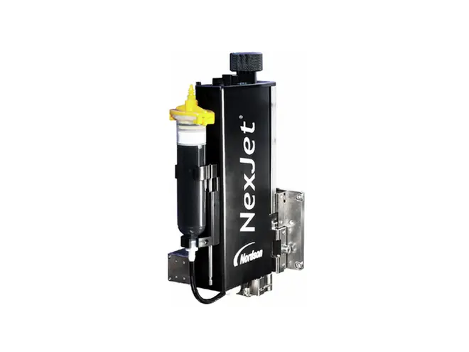 ASYMTEK NexJet NJ-8 Jet Dispensing System with ReadiSet जेटिङ कारतूस।